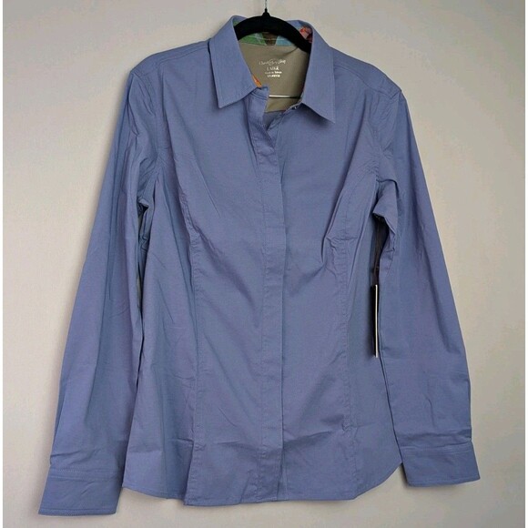 Tops - Chestnut Bay Women's L Annie-O Western Show Lavender Shirt Zip Button Horse